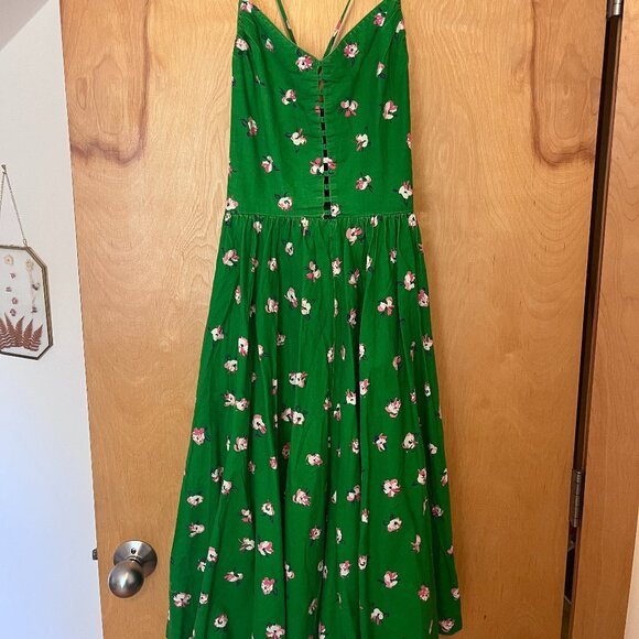 Lanz Vintage 70s Linen Dress - Picture 1 of 3